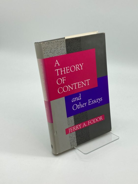 A Theory of Content and Other Essays