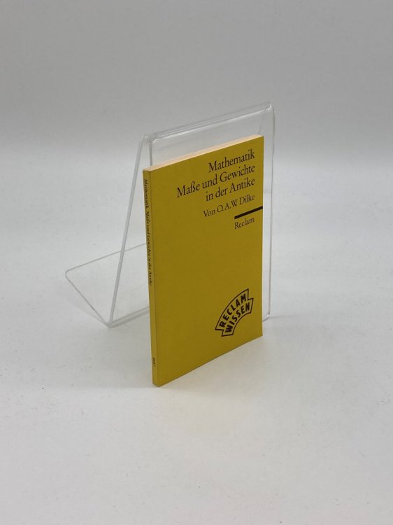 Mathematik, Mae Und Gewichte in Der Antike