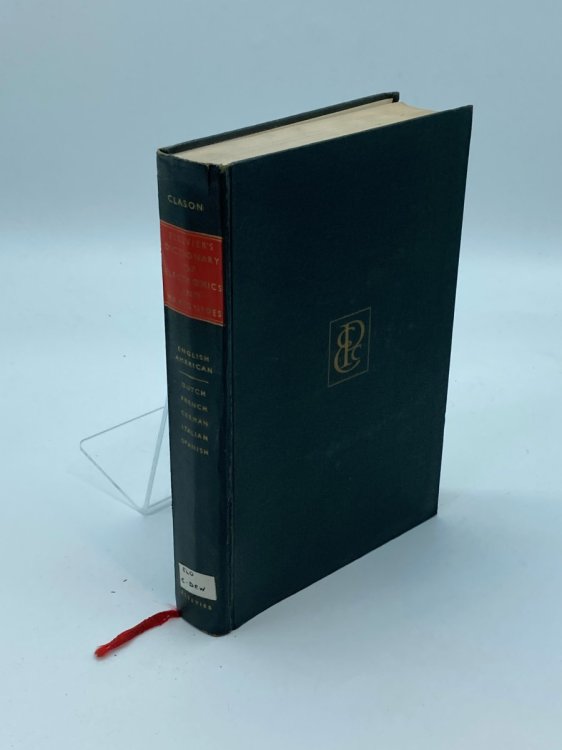 Elsevier's Dictionary of Electronics and Waveguides in Six Languages English/american, French, Spanish, Italian, Dutch, and German