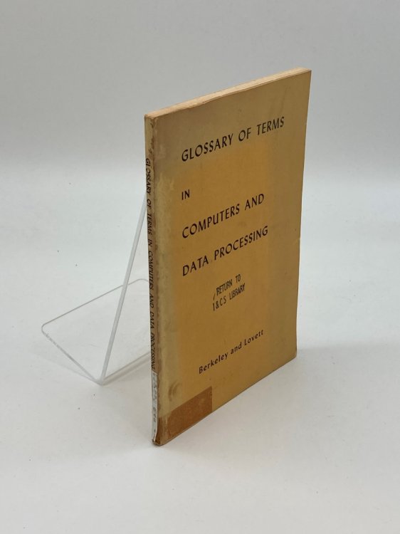 Glossary of Terms in Computers and Data Processing