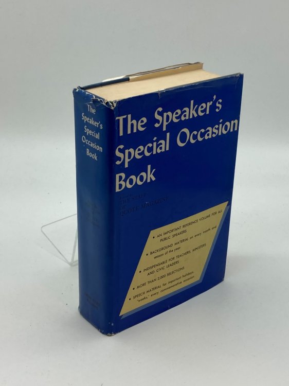 The Speaker's Special Occasion Book