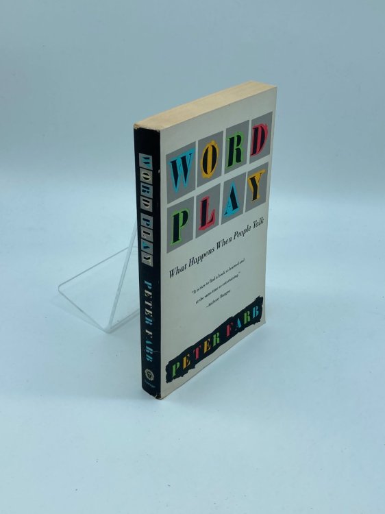 Word Play What Happens when People Talk