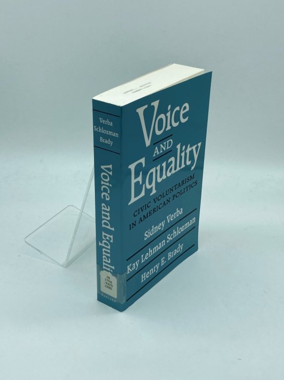 Voice and Equality Civic Voluntarism in American Politics
