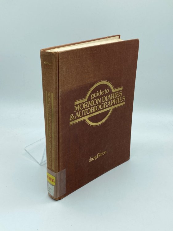 Guide to Mormon Diaries & Autobiographies