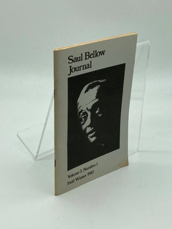 Saul Bellow Journal Volume 3, Number 1 - Fall/winter 1983