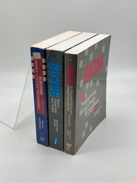 3 Paperbacks about 80386 Programming by Penn and Don Brumm MacRo Assembler and Toolkit; Programming and Design Handbook; Assembly Language Programming