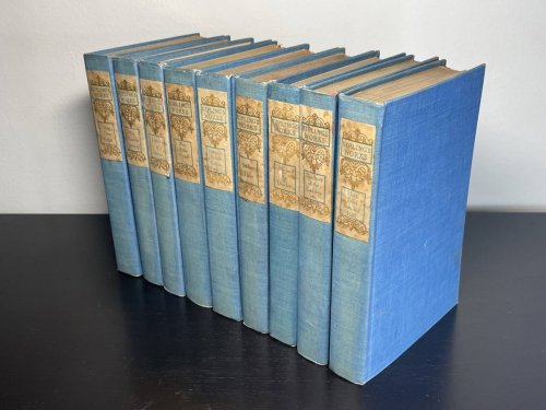 Kipling's Works - 9 Volume Hardcover Set 1913 (Mine Own People, The Phantom Rickshaw, Letters of Marque, Wee Willie Winkie, Barrack Room Ballads, Soldiers Three, Under the Deodars, The Story of the Gadsbys, Plain Tales from the Hilles)
