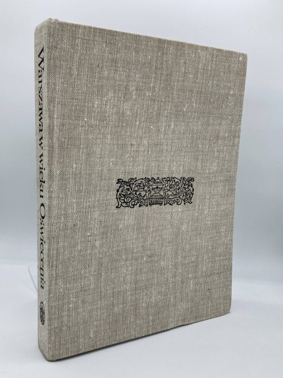 Image for Warszawa W Wieku Oswiecenia Warszawa W Wieku Oswiecenia