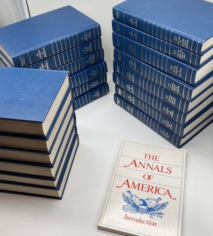 THE ANNALS of AMERICA, Volumes 1 through 20 + Introduction Book