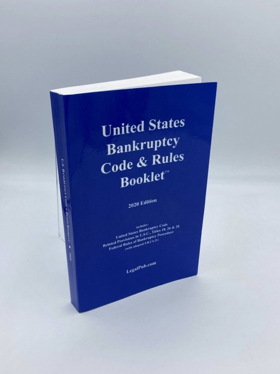 2020 United States Bankruptcy Code & Rules Booklet