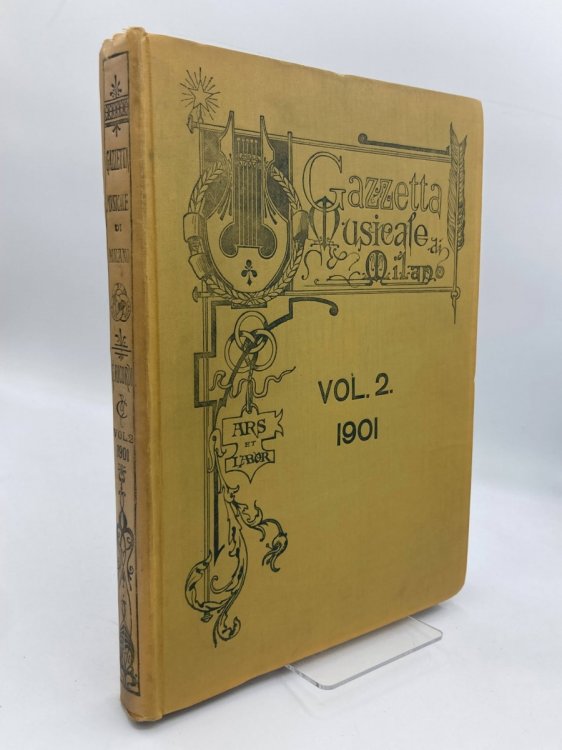 Gazzetta Musicale di Milano, Vol. 2 ONLY, of the Year 1901