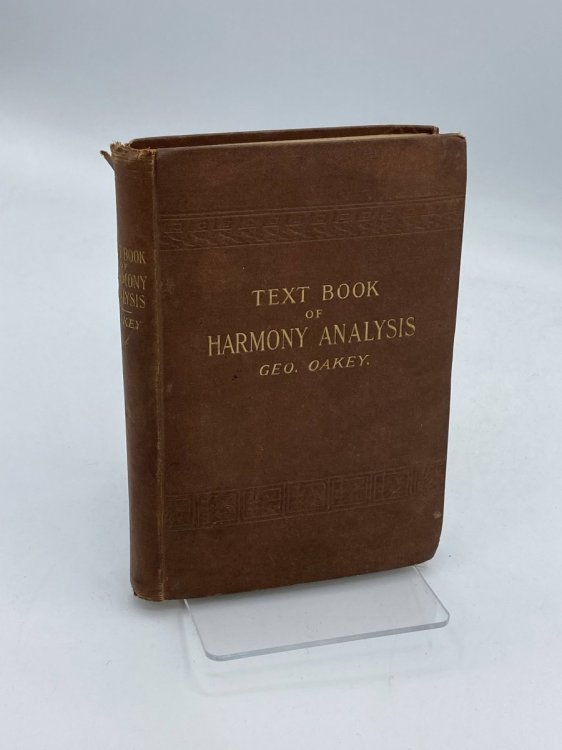 Text Book of Harmony Analysis (1901)