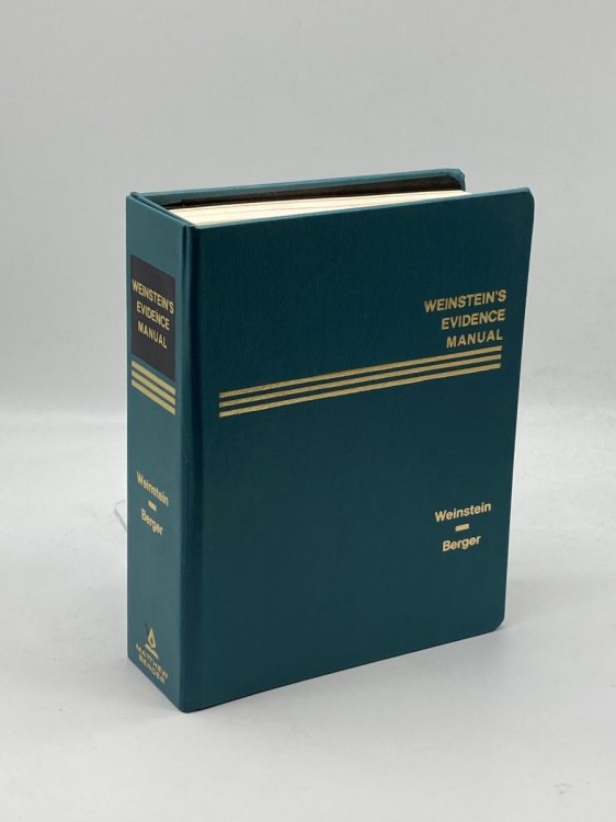 Weinstein's Evidence Manual - August 1992 Cumulative Supplement