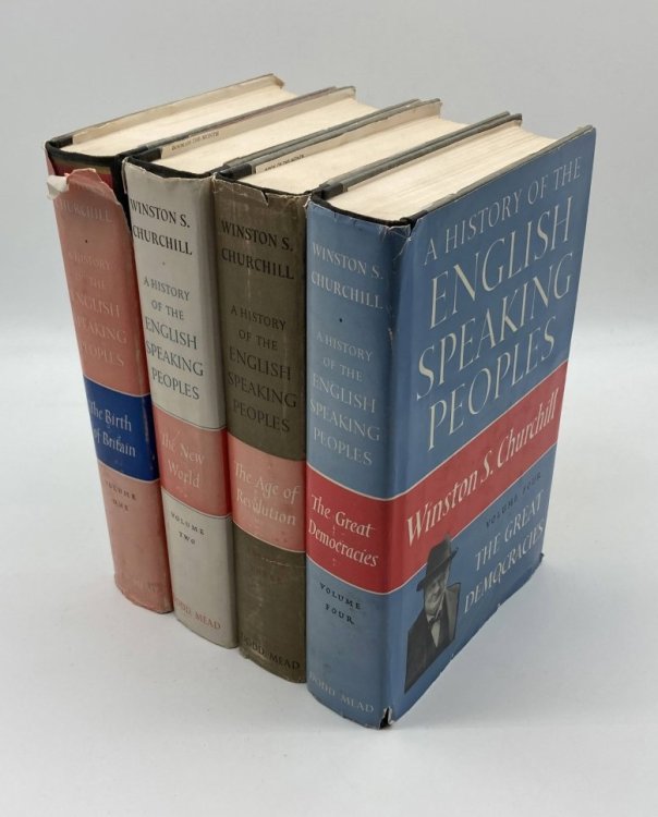 A History of the English-Speaking Peoples 4 Volume Complete Set Book of the Month Club Selection