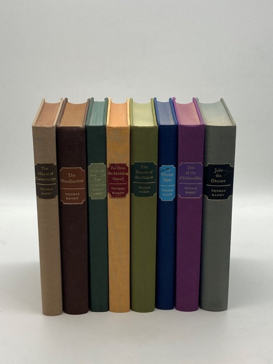 8 Volume Thomas Hardy Folio Society Hardcovers Bundle Mayor of Casterbridge; Woodlanders; Undre the Greenwood Tree; Far from the Madding Crowd; the Return of the Native; the Wessex Tales; Tess of the D'Urbervilles; Jude the Obscure