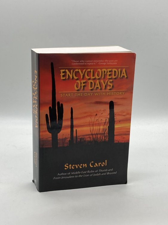 Encyclopedia of Days (Signed!) Start the Day with History