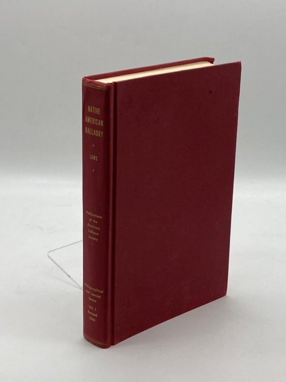 Native American Balladry A Descriptive Study and a Bibliographical Syllabus