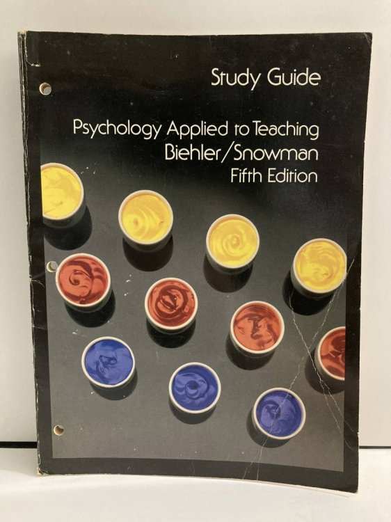 Psychology Applied to Teaching/Study Guide