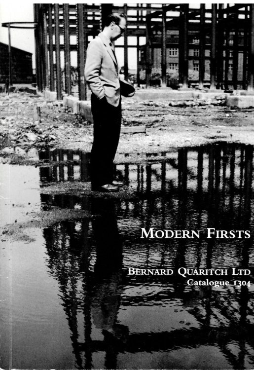 Bernard Quaritch. Catalogue 1304. Modern Firsts