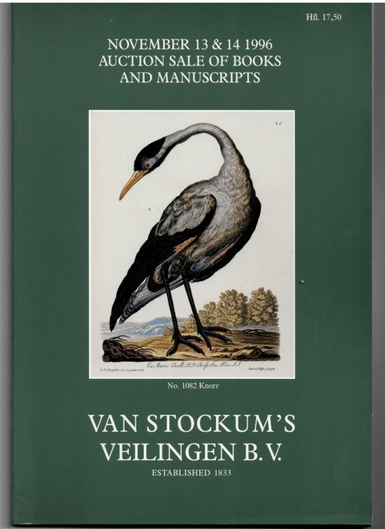 November 13 & 14 1996 Auction Sale of Books and Manuscripts