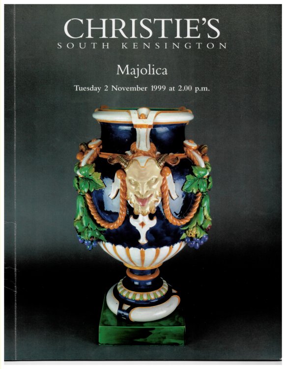 Majolica. Tuesday 2 November 1999