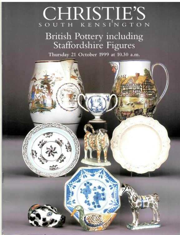 British Pottery Including Staffordshire Figures. Thursday 21 October 1999