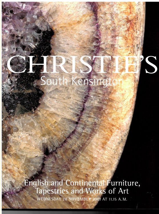 English and Continental Furniture, Tapestries and Works of Art. Wednesday 28 November 2001 (FRN-9266)