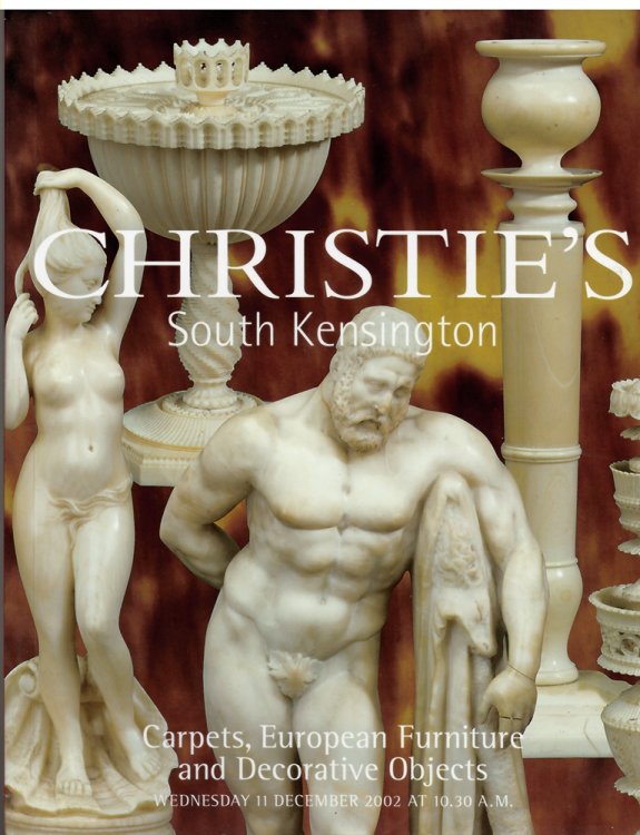 Carpets, European Furniture and Decorative Objects. Wednesday 11 December 2002 FRN-9533