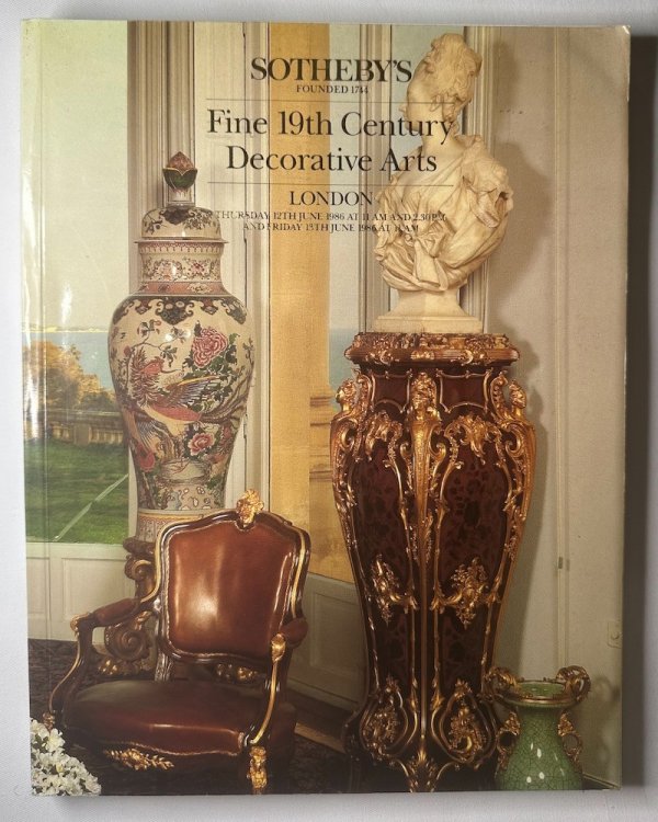 Nineteenth Century Ceramics and Silver, Animalier Bronzes, Continental Bronzes and Sculpture, Clocks and Furniture. Days of Sale Thursday, 12th June . Friday, 13th June 1986