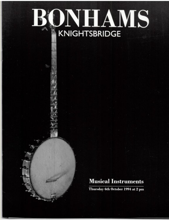 Musical Instruments. Thursday 6th October 1994