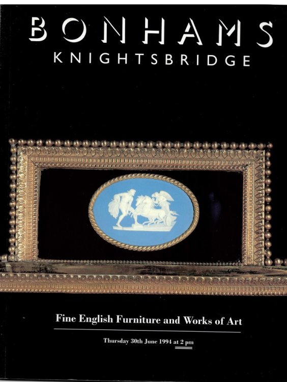 Fine English Furniture and Works of Art. Thursday 30th June 1994