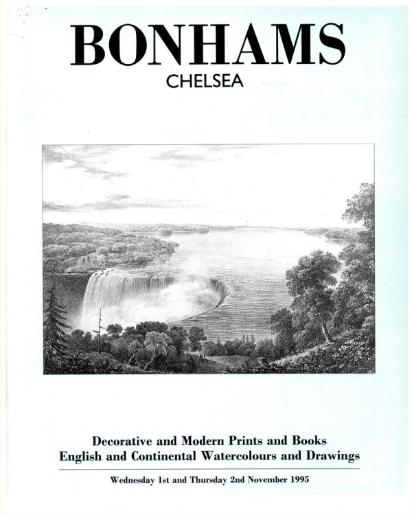Decorative and Modern Prints and Books. English and Continental Watercolours and Drawings. Wednesday 1st and Thursday 2nd November 1995
