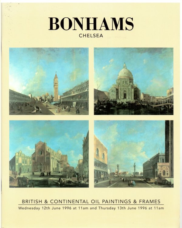 British & Continental Oil Paintings & Frames. Wednesday 12th June 1996 and Thursday 13th June 1996