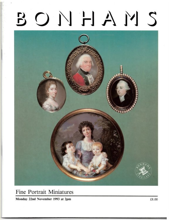 Fine Portrait Miniatures. Monday 22nd November 1993