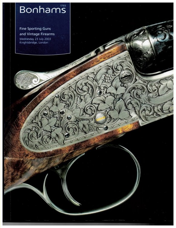 Fine Sporting Guns and Vintage Firearms. Wednesday 23 July 2003. Knightsbridge, London
