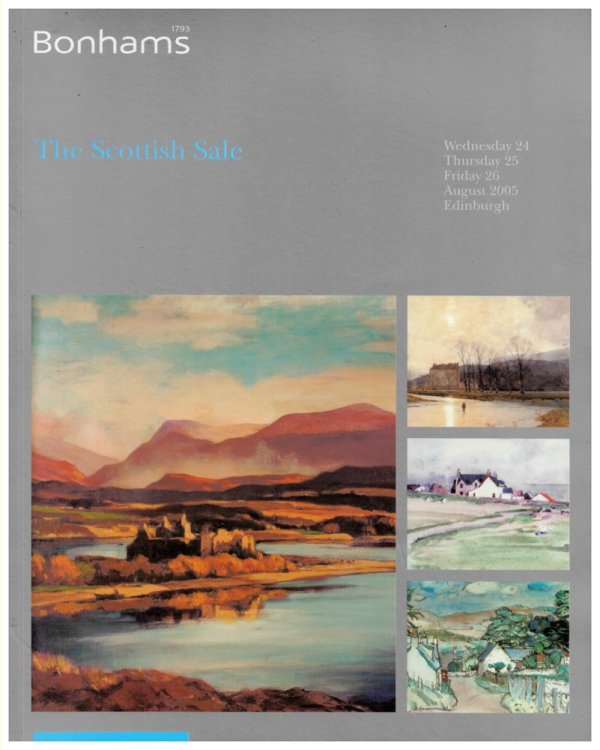 The Scottish Sale Wednesday 24 August 2005, 11am Silver, Jewellery, Arms & Armour, Glass & Ceramics. Thursday 25 August 2005, 11am. Prints, Maps & Printed Books, Works of Art, Clocks, Furniture. Friday 26 August 2005, 11am. Pictures Edinburgh