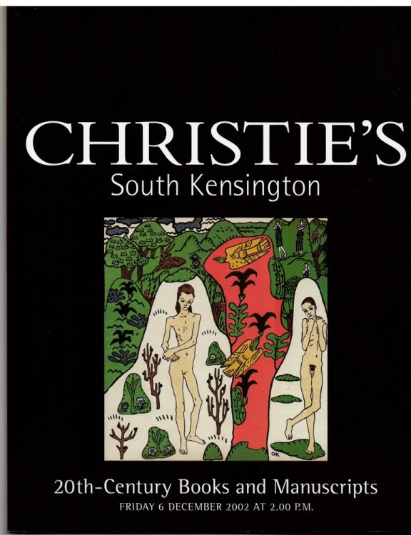 20th-Century Books and Manuscripts. Friday 6 December 2002