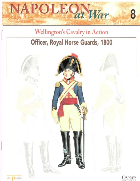 Wellington's Cavalry in Action. Officer, Royal Horse Guards, 1800 (Napoleon At War 8)