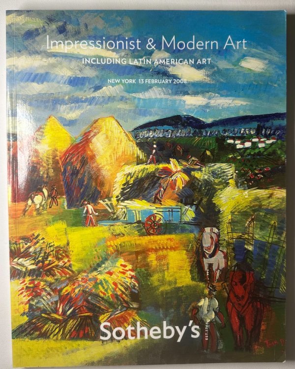 Impressionist & Modern Art Including Latin American Art. Auction in New York. Wednsday 13 February 2008