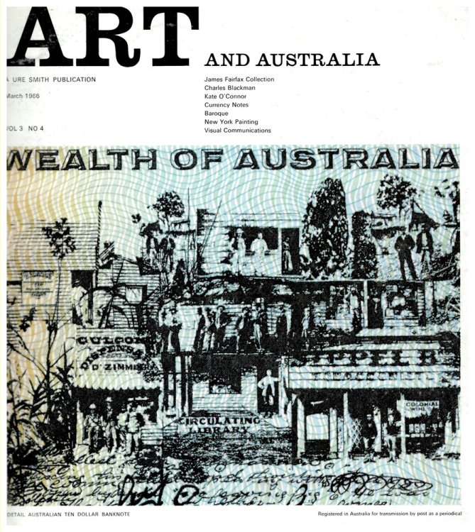 Art and Australia. Vol. 3 No. 4 March 1966