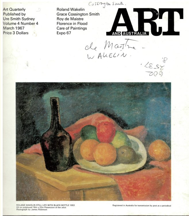 Art and Australia. Volume 4 Number 4 March 1967
