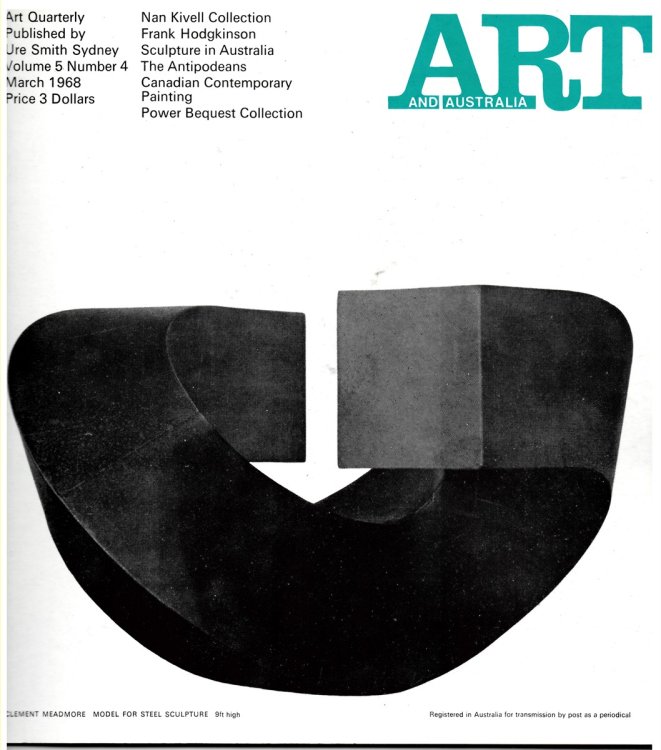 Art and Australia. Volume 5 Number 4 March 1968