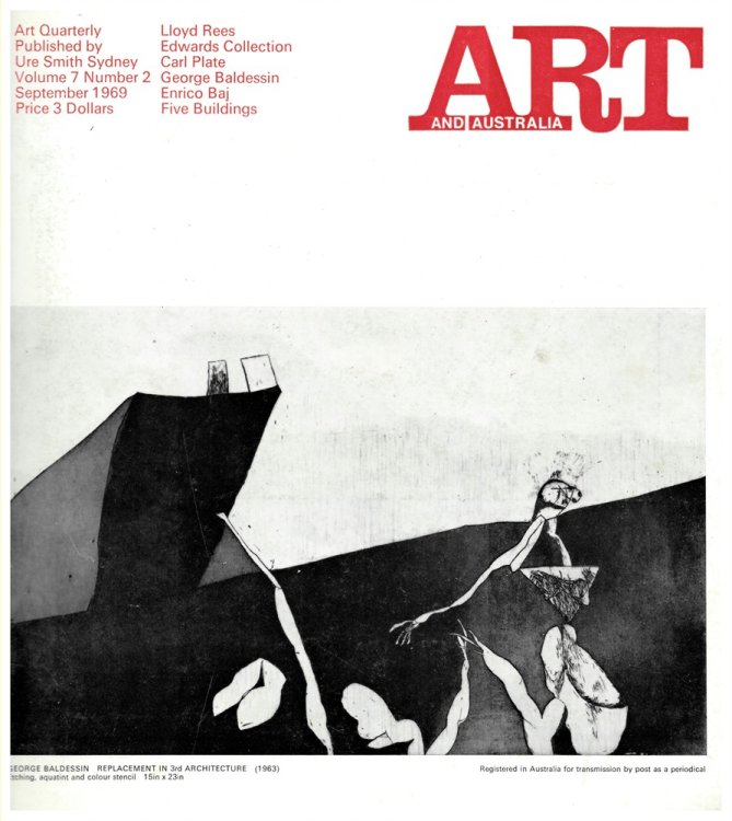 Art and Australia. Volume 7 Number 2 September 1969