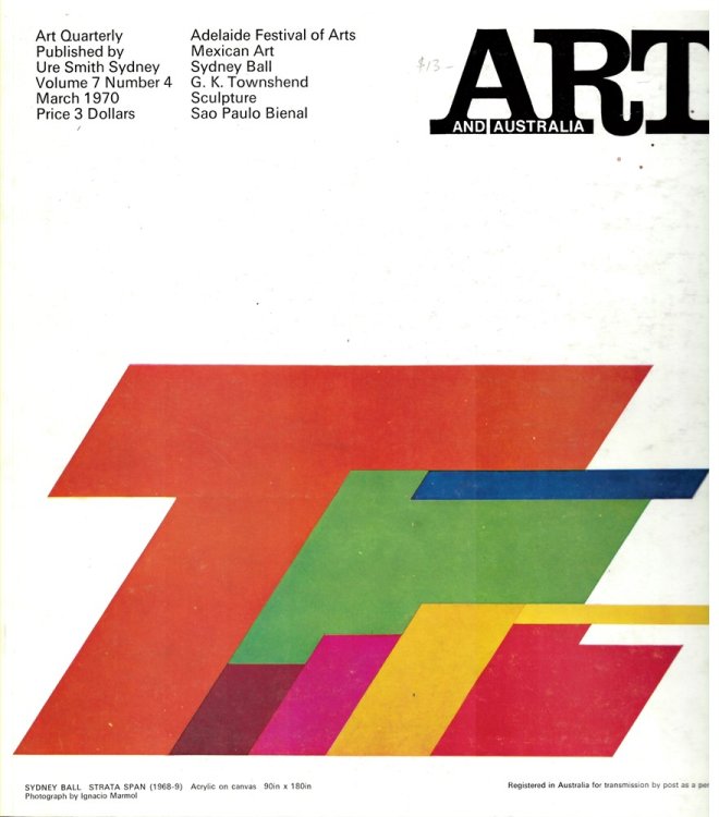 Art and Australia. Volume 7 Number 4 March 1970