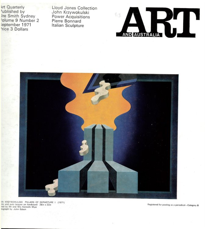 Art and Australia. Volume 9 Number 2 September 1971