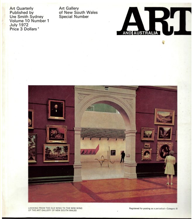 Art and Australia. Volume 10 Number 1