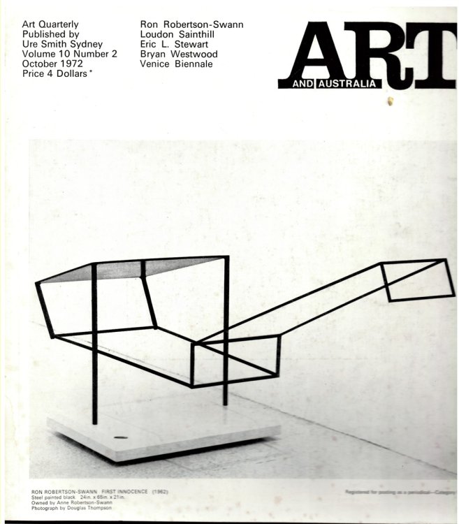Art and Australia. Volume 10 Number 2