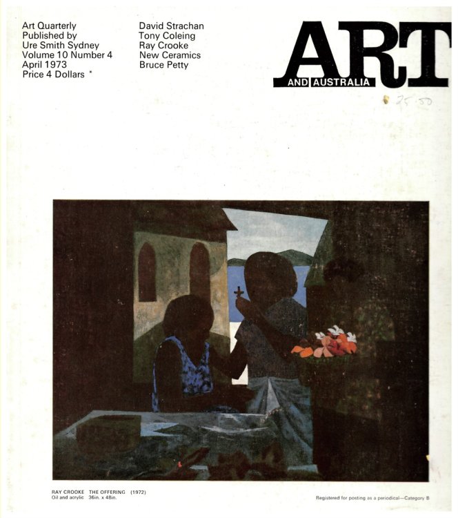 Art and Australia. Volume 10 Number 4 April 1973