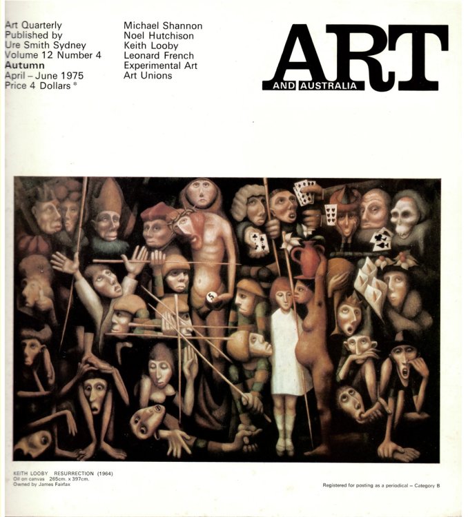 Art and Australia. Volume 12 Number 4 April-June 1975