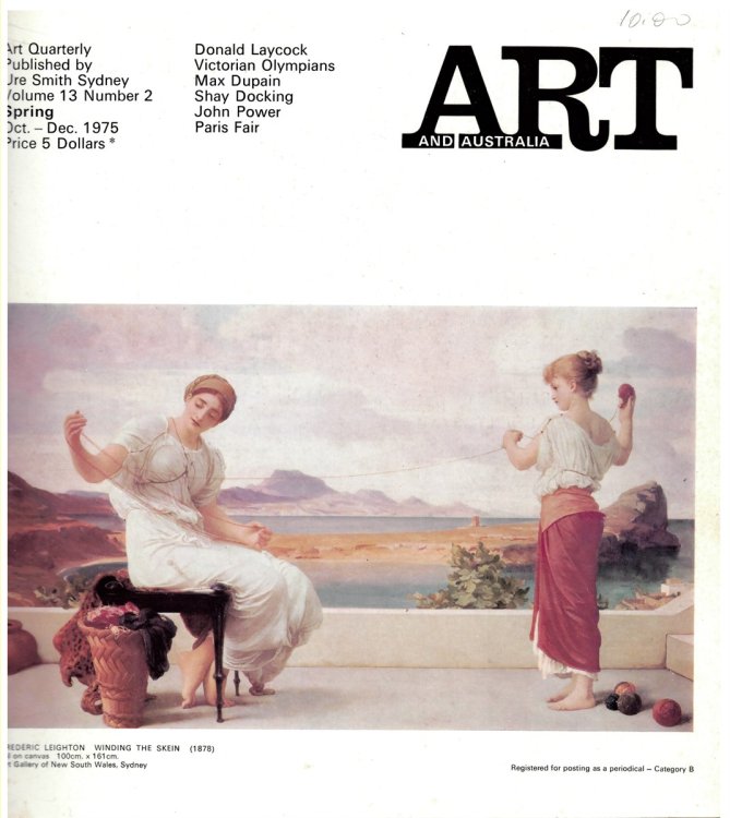 Art and Australia. Volume 13 Number 2 Oct-Dec 1975
